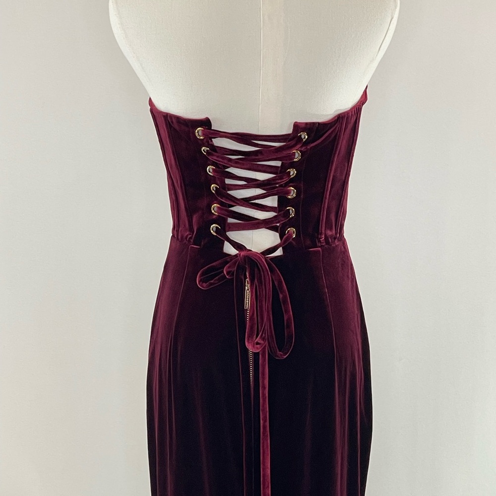 Bronx and Banco Florentina Corset Gown in Scarlet, M - Picture 10 of 14